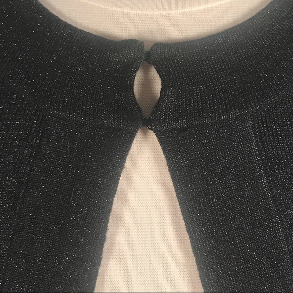 Women’s Spense black and silver dress cover-up sml - Picture 2 of 6